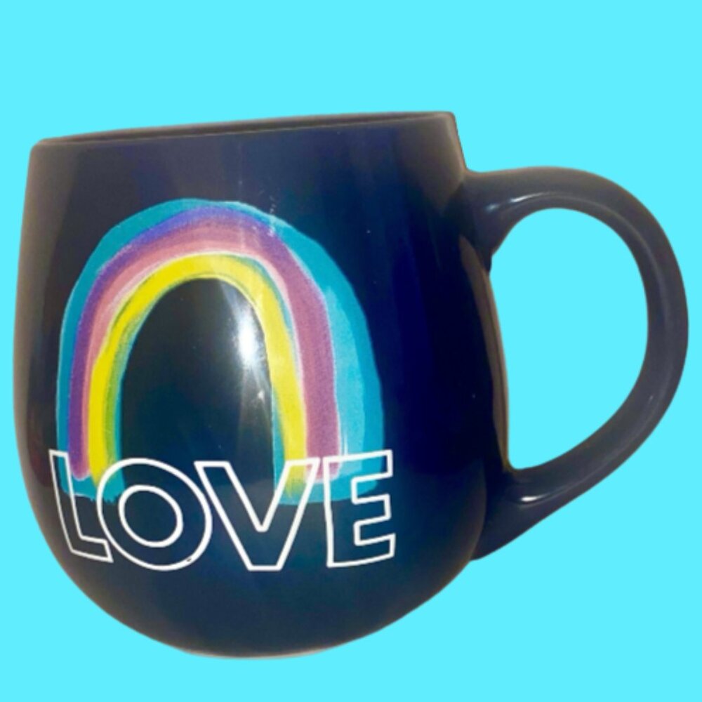 Rainbow Love Ceramic Cup by Prima Design